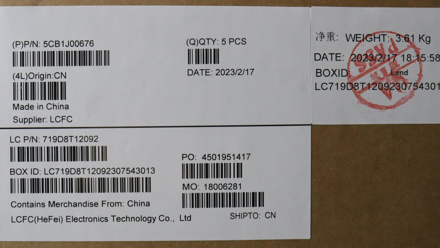 Lenovo Cover Upper Case Asmengl82Sffp - 5CB1J00676