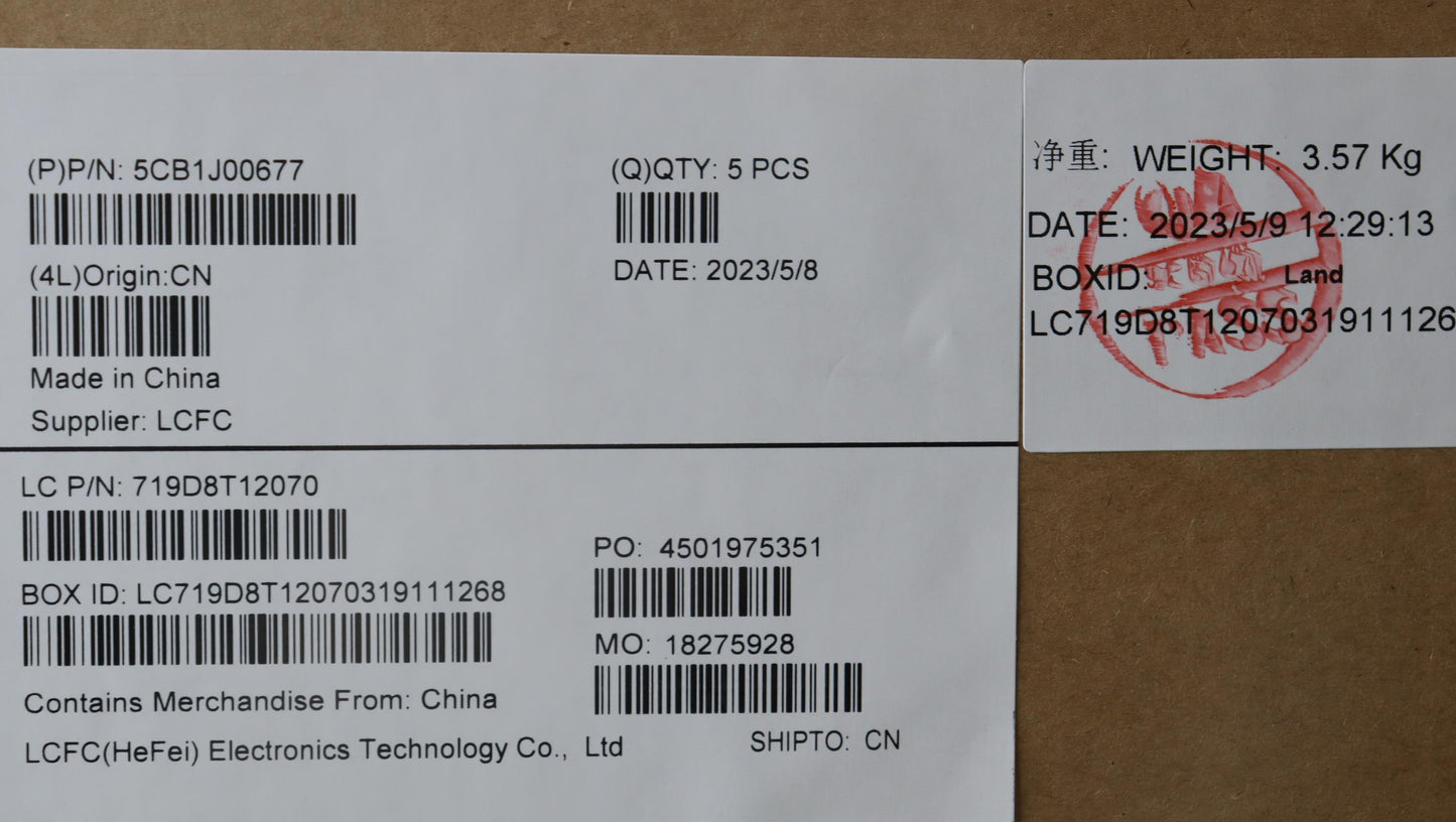Lenovo Cover Uppercaseasmeuroengl82Sf - 5CB1J00677