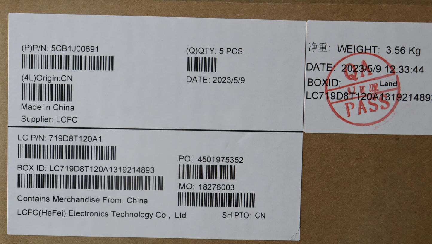 Lenovo Cover Uppercaseasmnordicl82Sff - 5CB1J00691