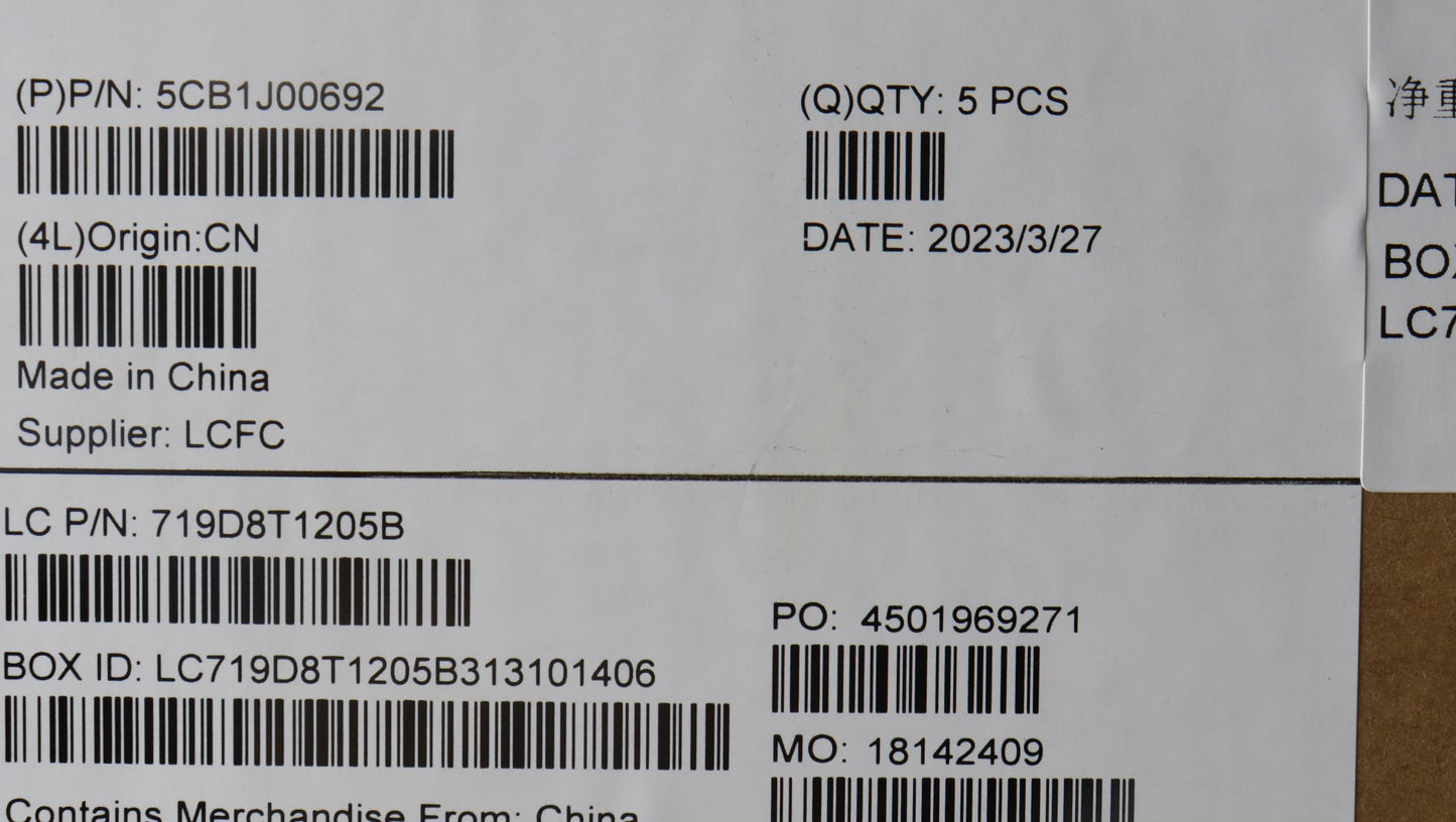 Lenovo Cover Upper Case Asmporl82Sffp - 5CB1J00692