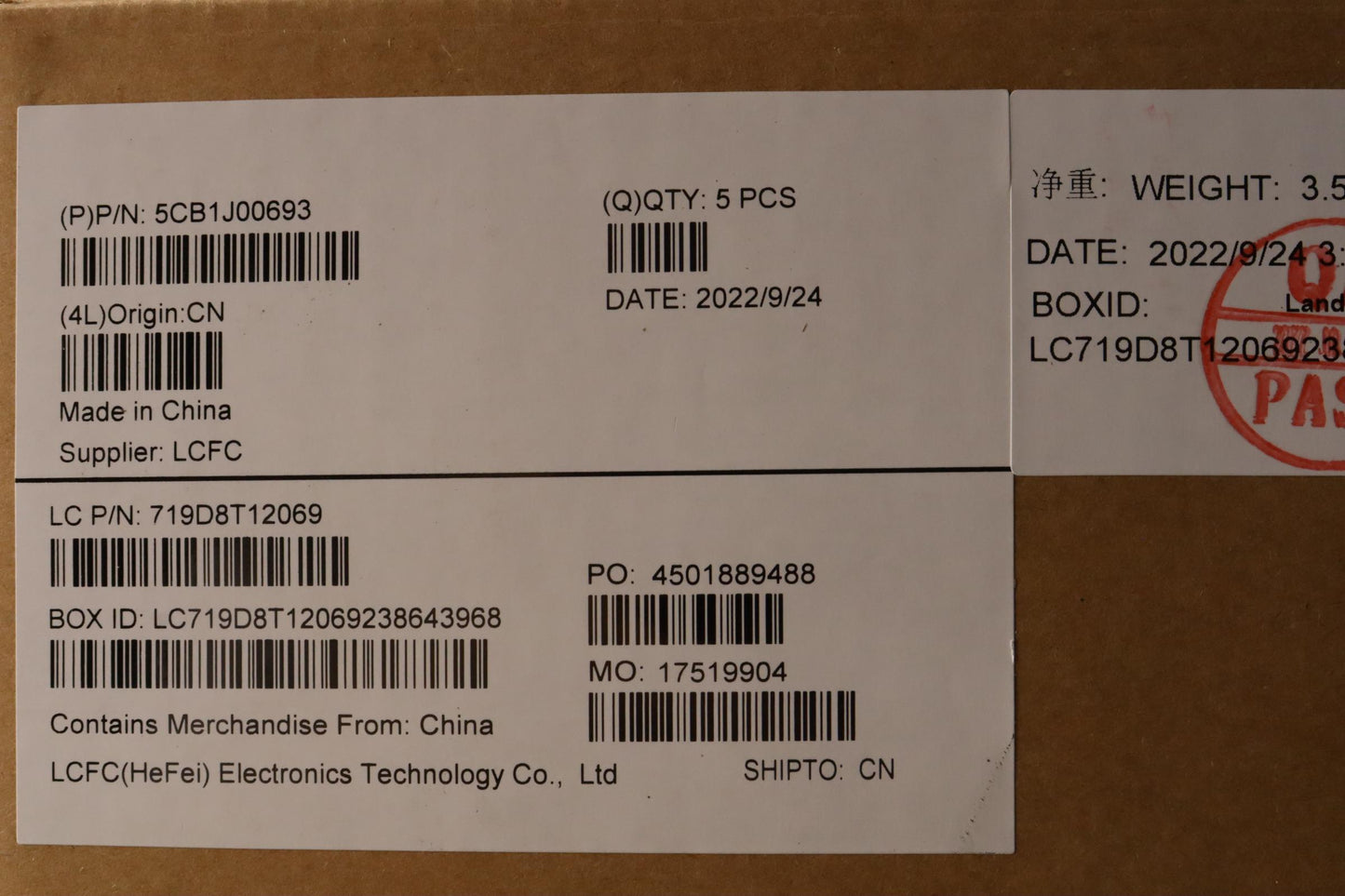 Lenovo Cover Upper Case Asmrusl82Sffp - 5CB1J00693
