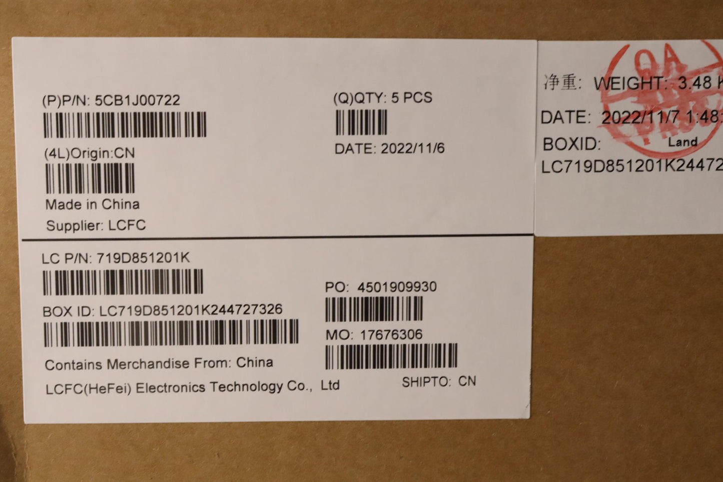 Lenovo Cover Uppercaseasmnordicl82Sff - 5CB1J00722