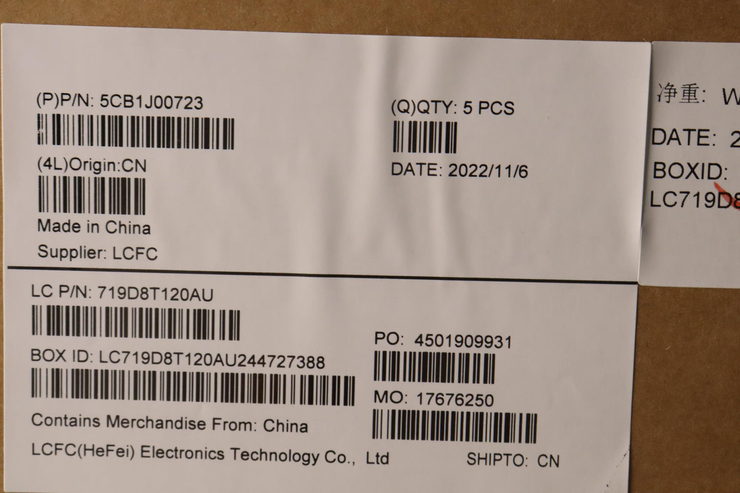 Lenovo Cover Upper Case Asmporl82Sffp - 5CB1J00723