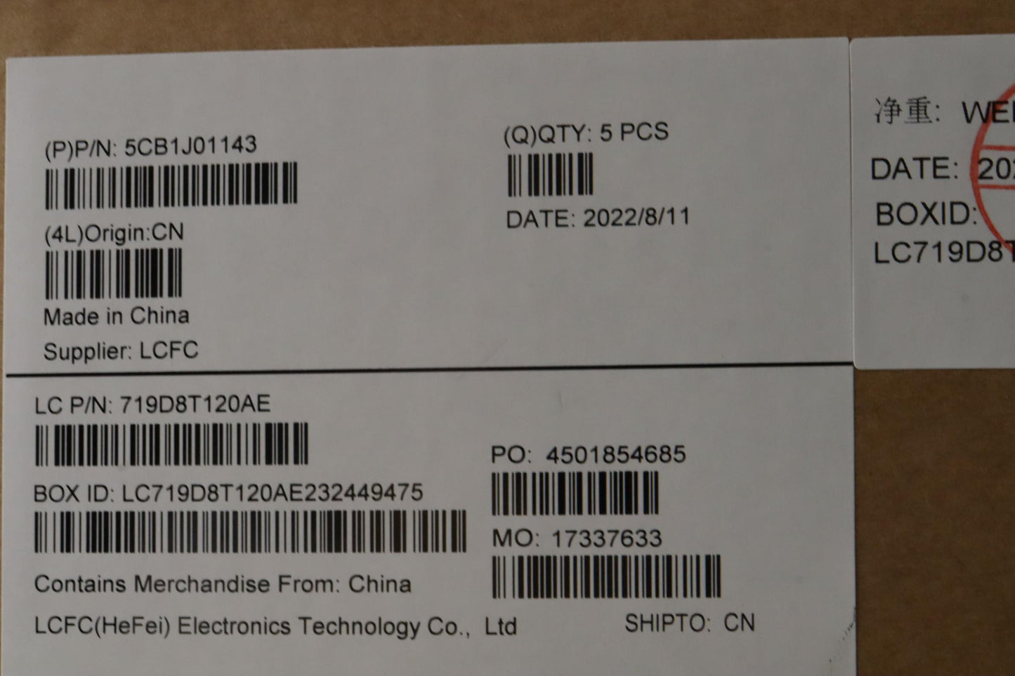 Lenovo Cover Upper Case Asmbull82Sffp - 5CB1J01143