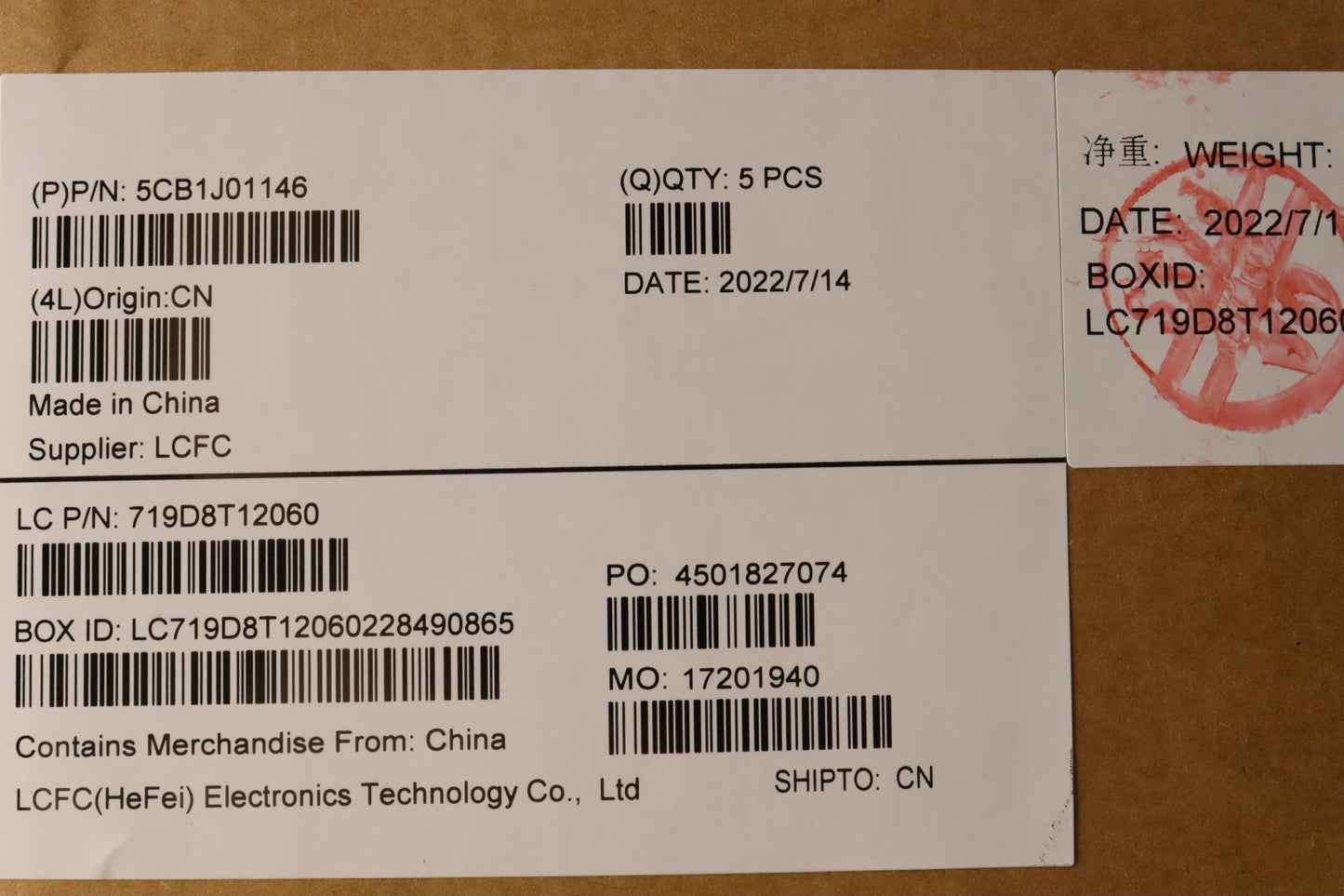 Lenovo Cover Uppercaseasmeuroengl82Sf - 5CB1J01146