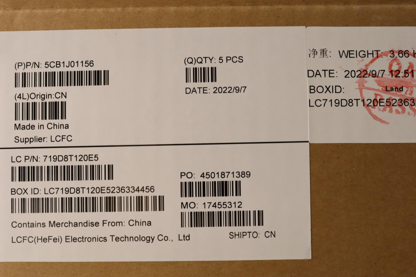 Lenovo Cover Upper Case Asmital82Sffp - 5CB1J01156