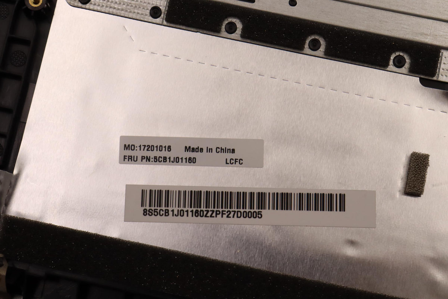 Lenovo Cover Uppercaseasmnordicl82Sff - 5CB1J01160