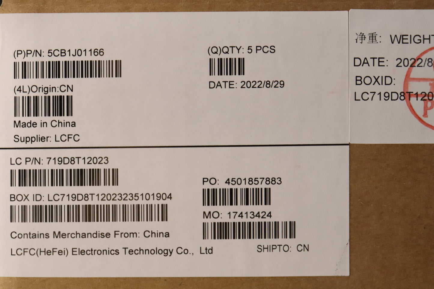 Lenovo Cover Upper Case Asmtc L82Sffp - 5CB1J01166
