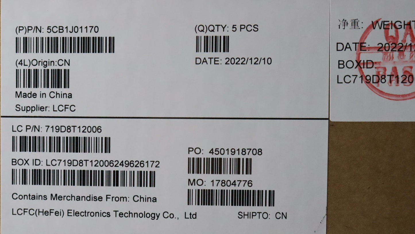 Lenovo Cover Upper Case Asmukrl82Sffp - 5CB1J01170