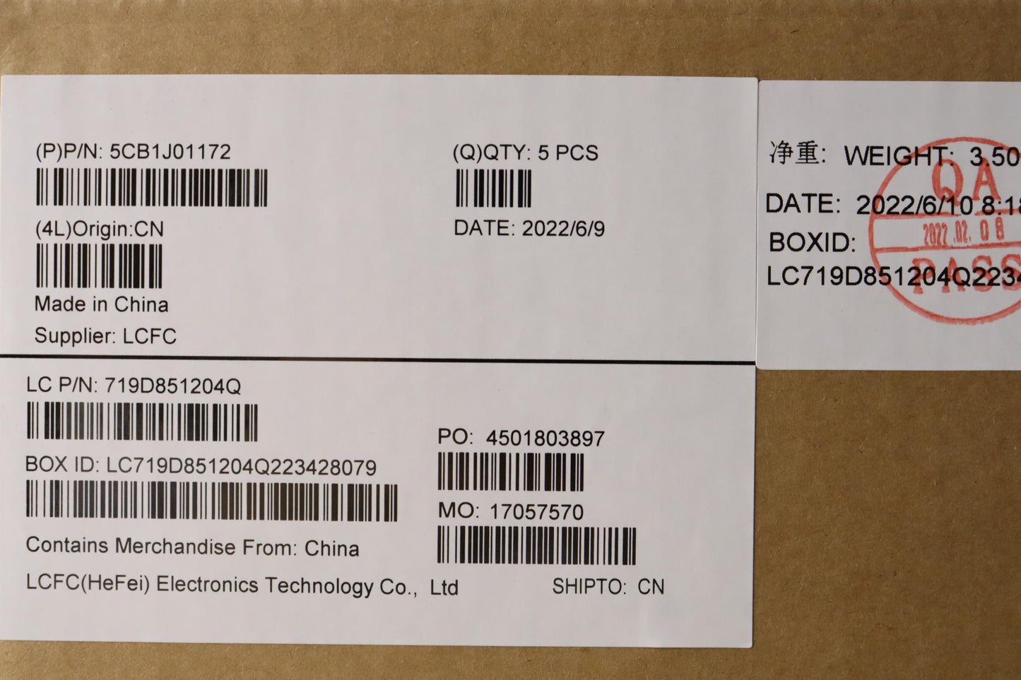 Lenovo Cover Upper Case Asmaral82Sffp - 5CB1J01172