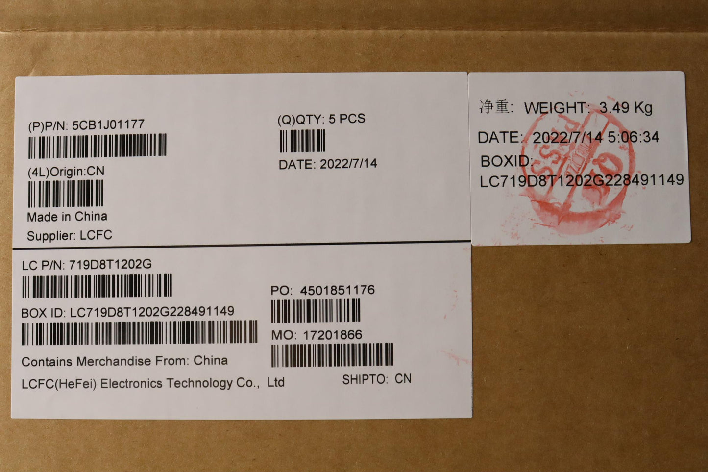 Lenovo Cover Upper Case Asmengl82Sffp - 5CB1J01177