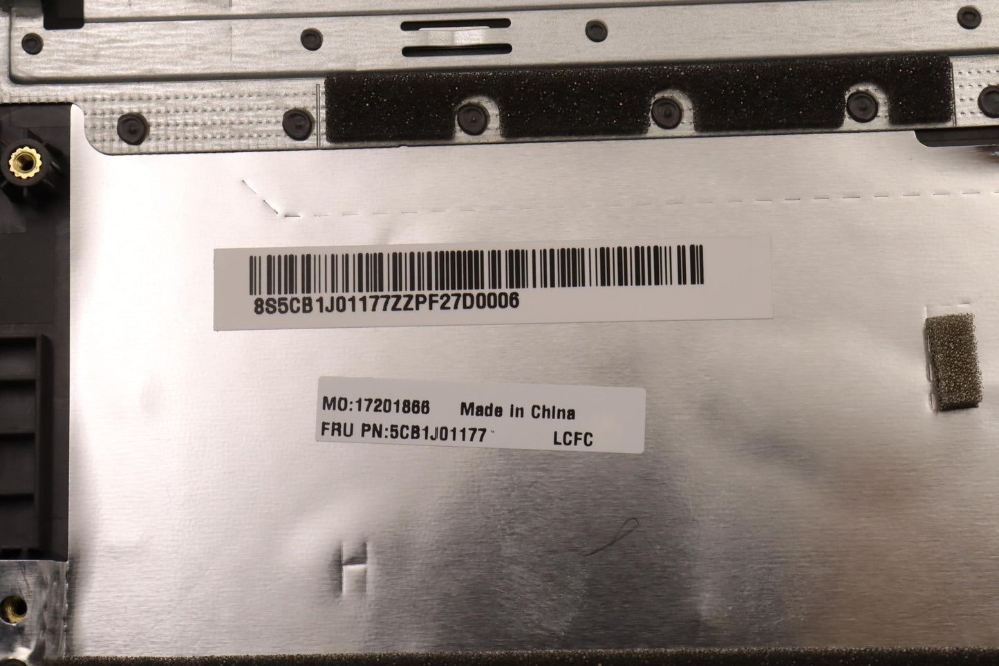 Lenovo Cover Upper Case Asmengl82Sffp - 5CB1J01177