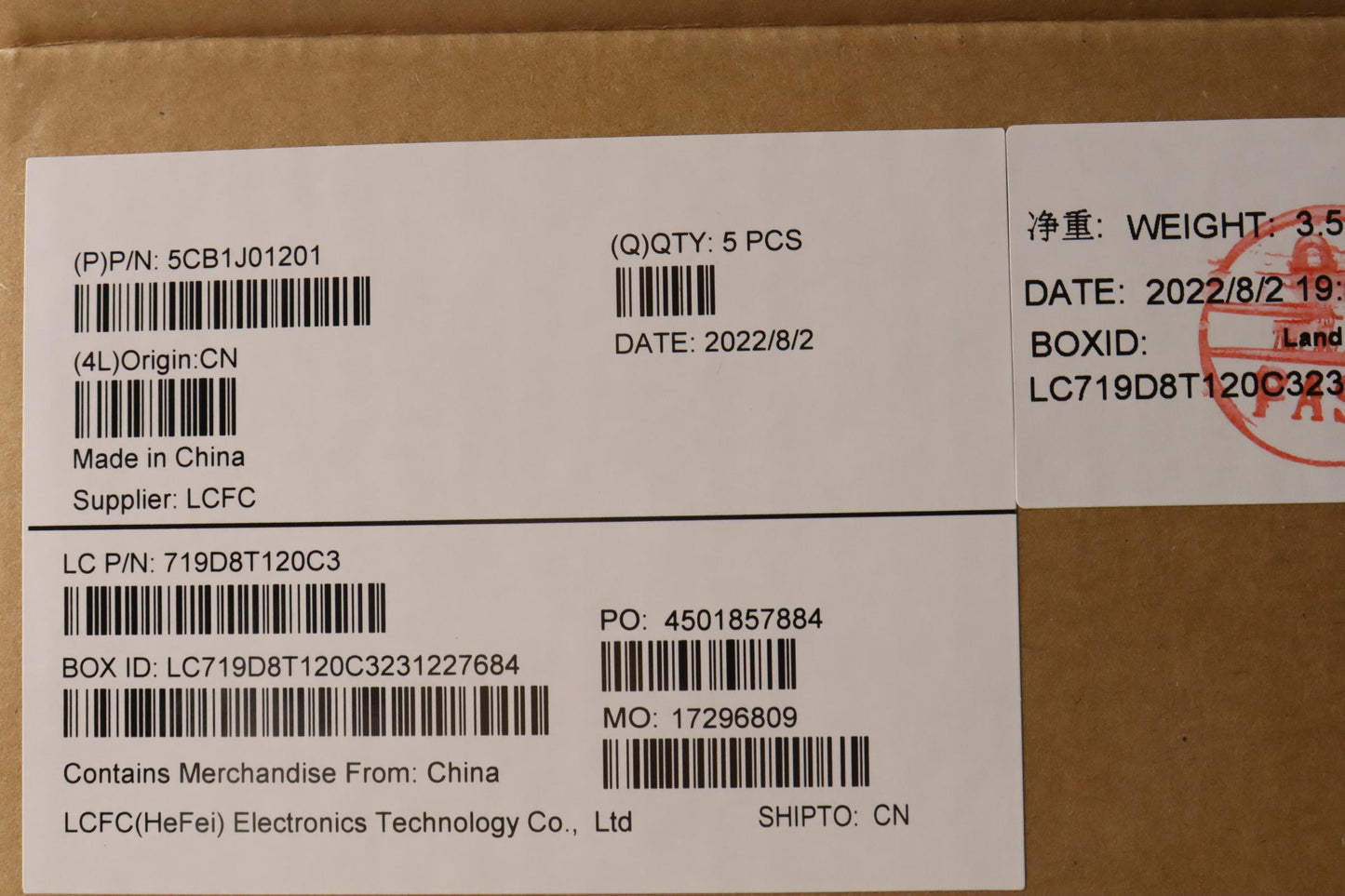 Lenovo Cover Upper Case Asmukel82Sffp - 5CB1J01201