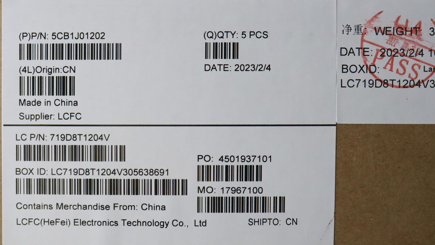 Lenovo Cover Upper Case Asmukrl82Sffp - 5CB1J01202