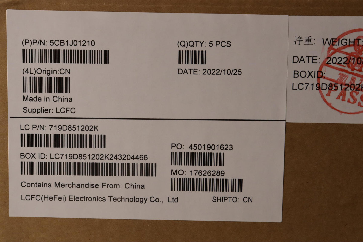 Lenovo Cover Uppercaseasmeuroengl82Sf - 5CB1J01210