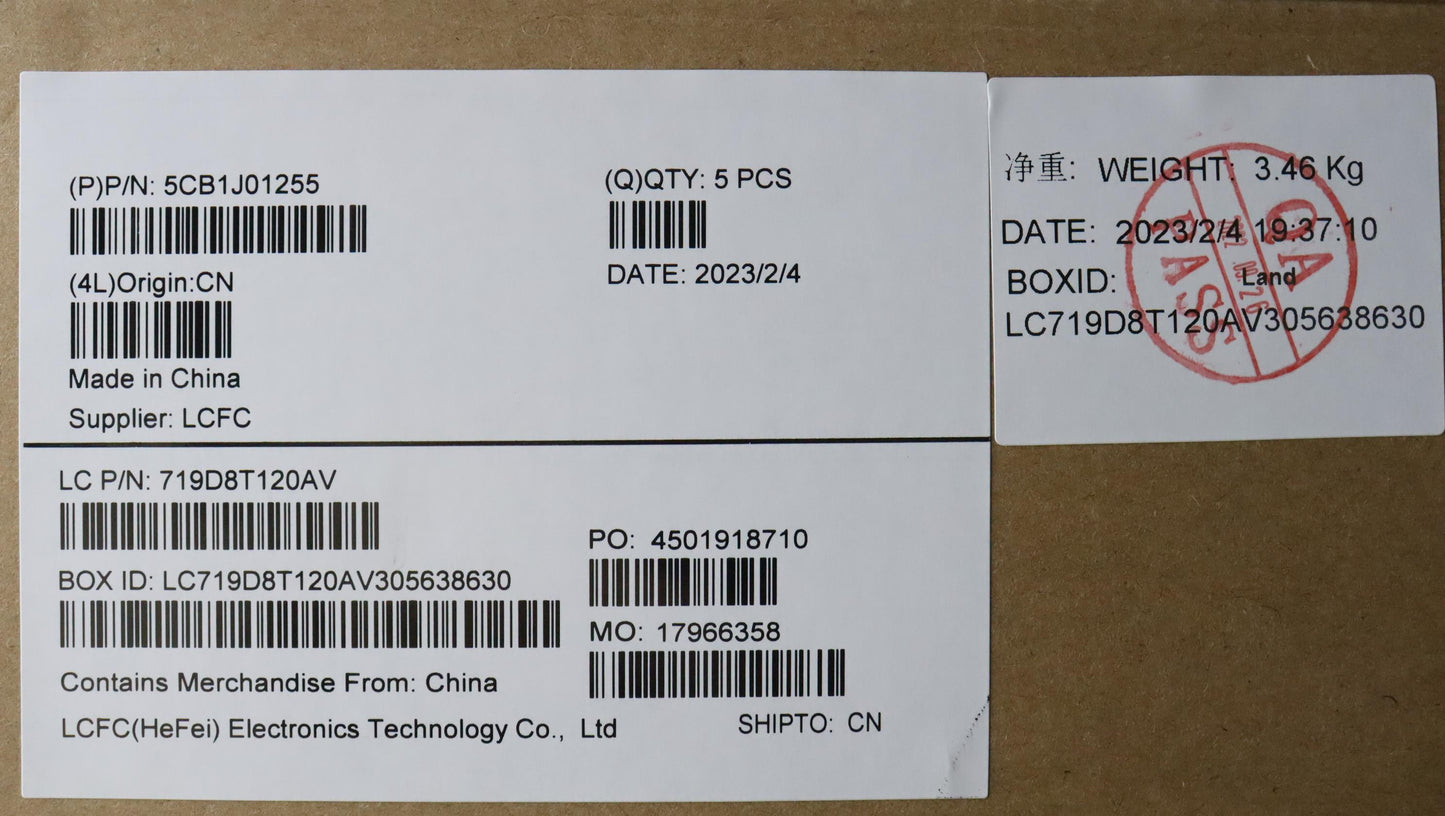 Lenovo Cover Uppercaseasmnordicl82Sff - 5CB1J01255