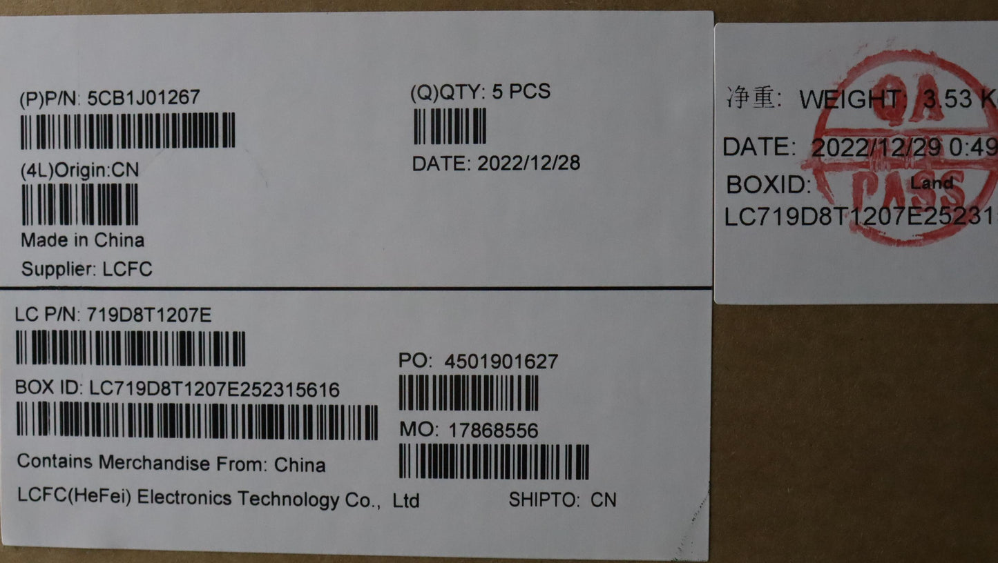 Lenovo Cover Upper Case Asmbell82Sfnf - 5CB1J01267