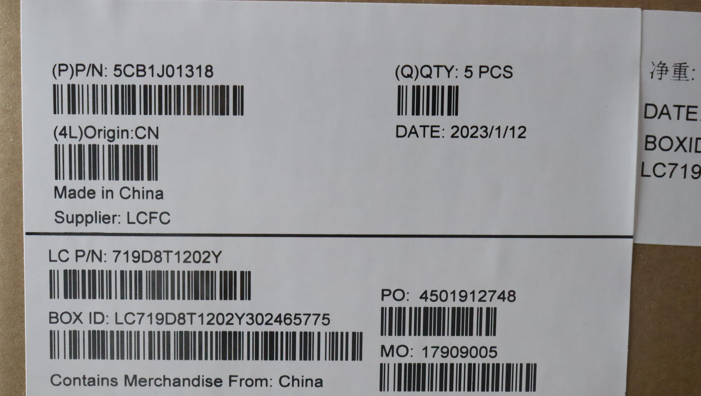 Lenovo Cover Uppercaseasmnordicl82Sfn - 5CB1J01318