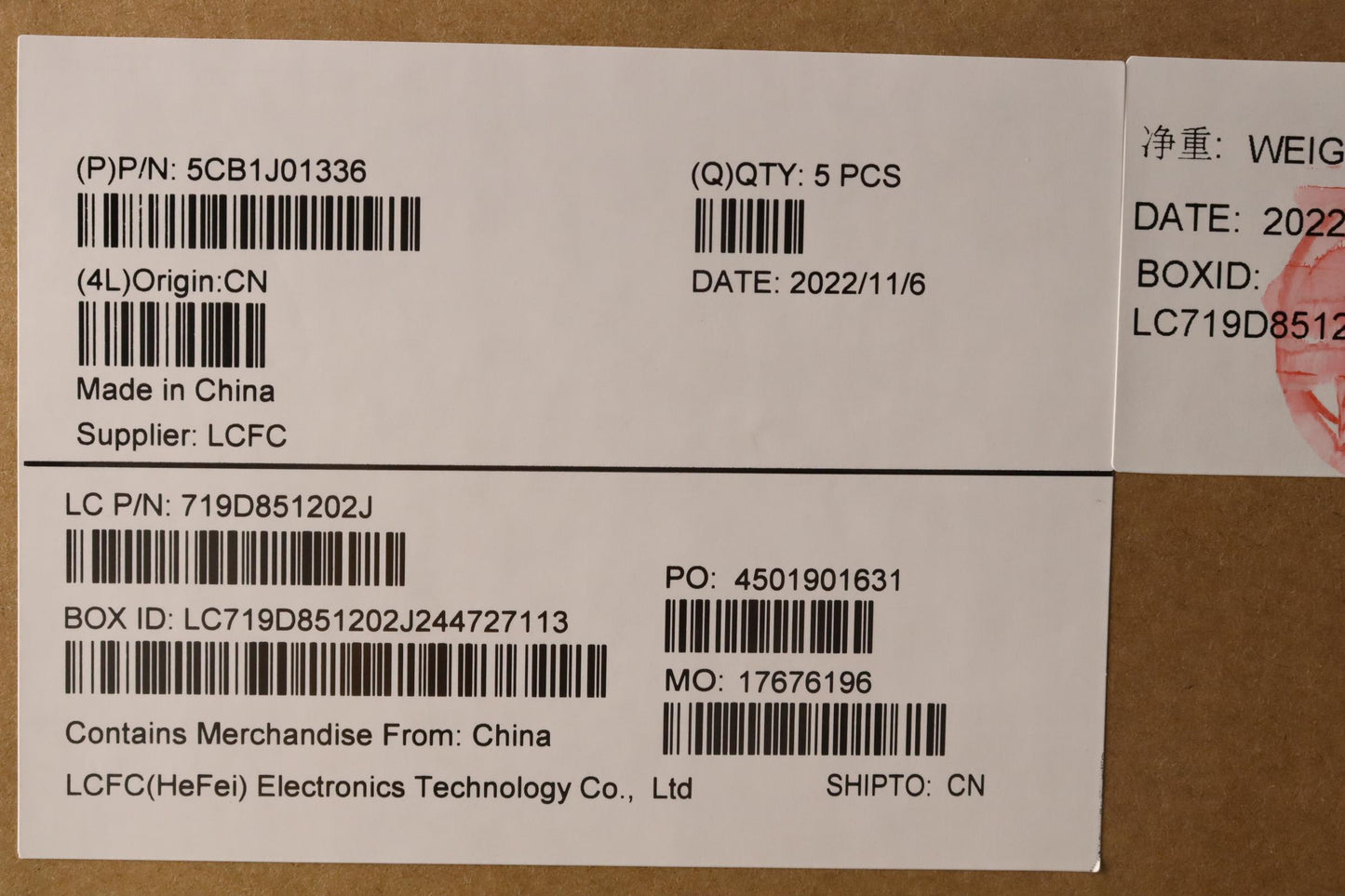 Lenovo Cover Upper Case Asmfral82Sfnf - 5CB1J01336