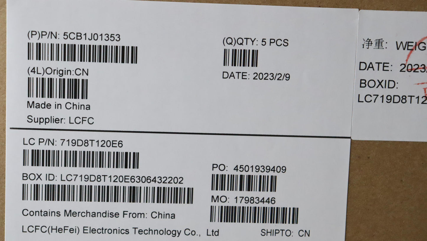 Lenovo Cover Upper Case Asmspal82Sfnf - 5CB1J01353