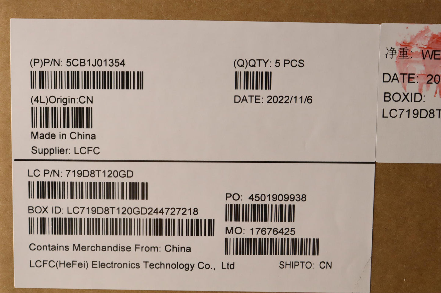 Lenovo Cover Upper Case Asmswsl82Sfnf - 5CB1J01354