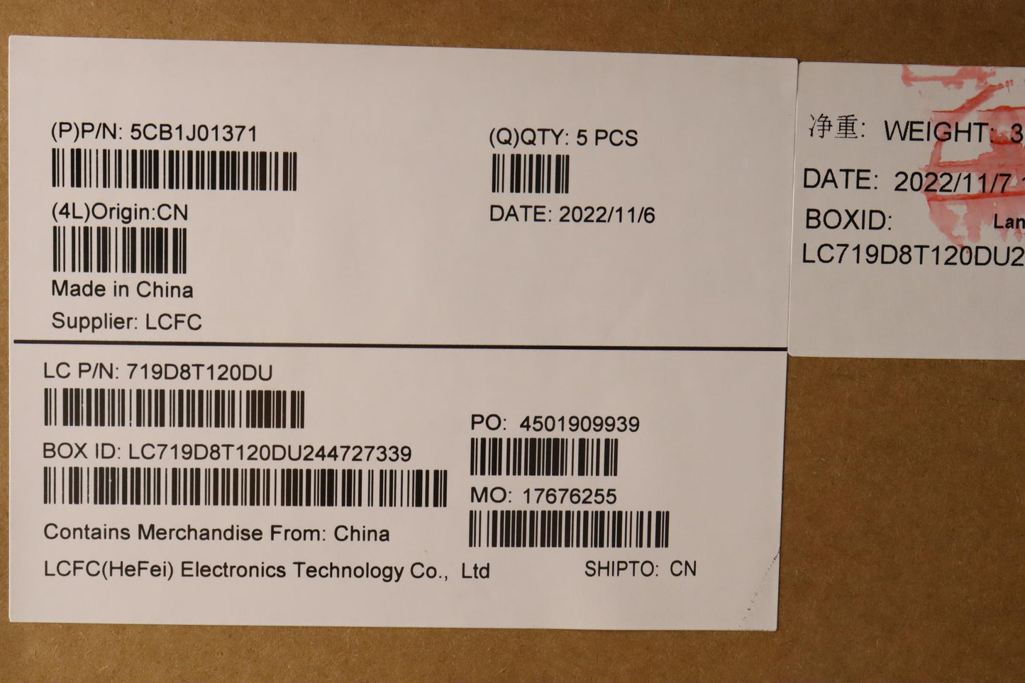 Lenovo Cover Upper Case Asmgerl82Sfnf - 5CB1J01371