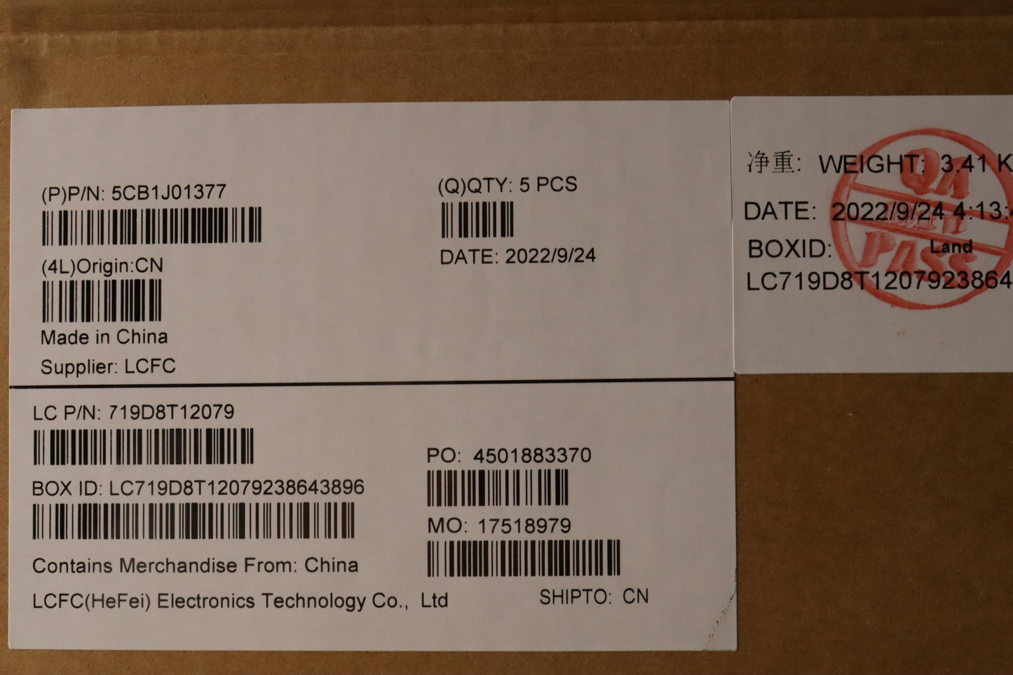 Lenovo Cover Upper Case Asmital82Sfnf - 5CB1J01377