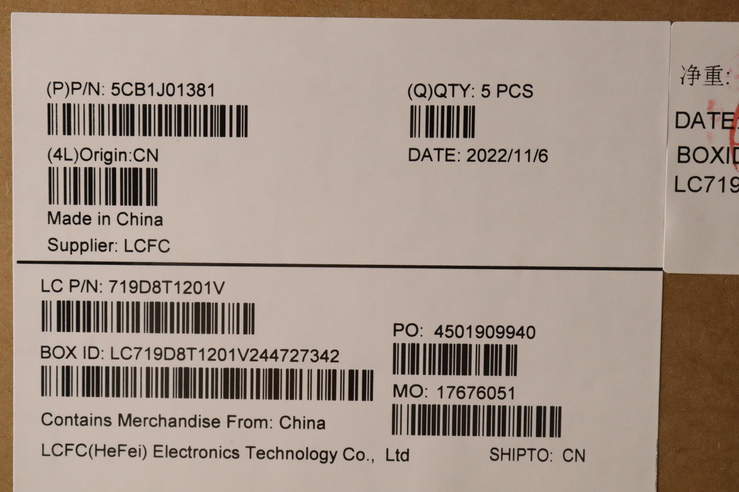 Lenovo Cover Uppercaseasmnordicl82Sfn - 5CB1J01381