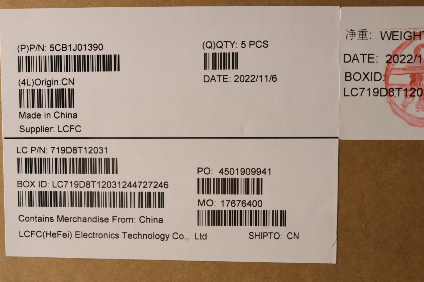 Lenovo Cover Upper Case Asmukel82Sfnf - 5CB1J01390