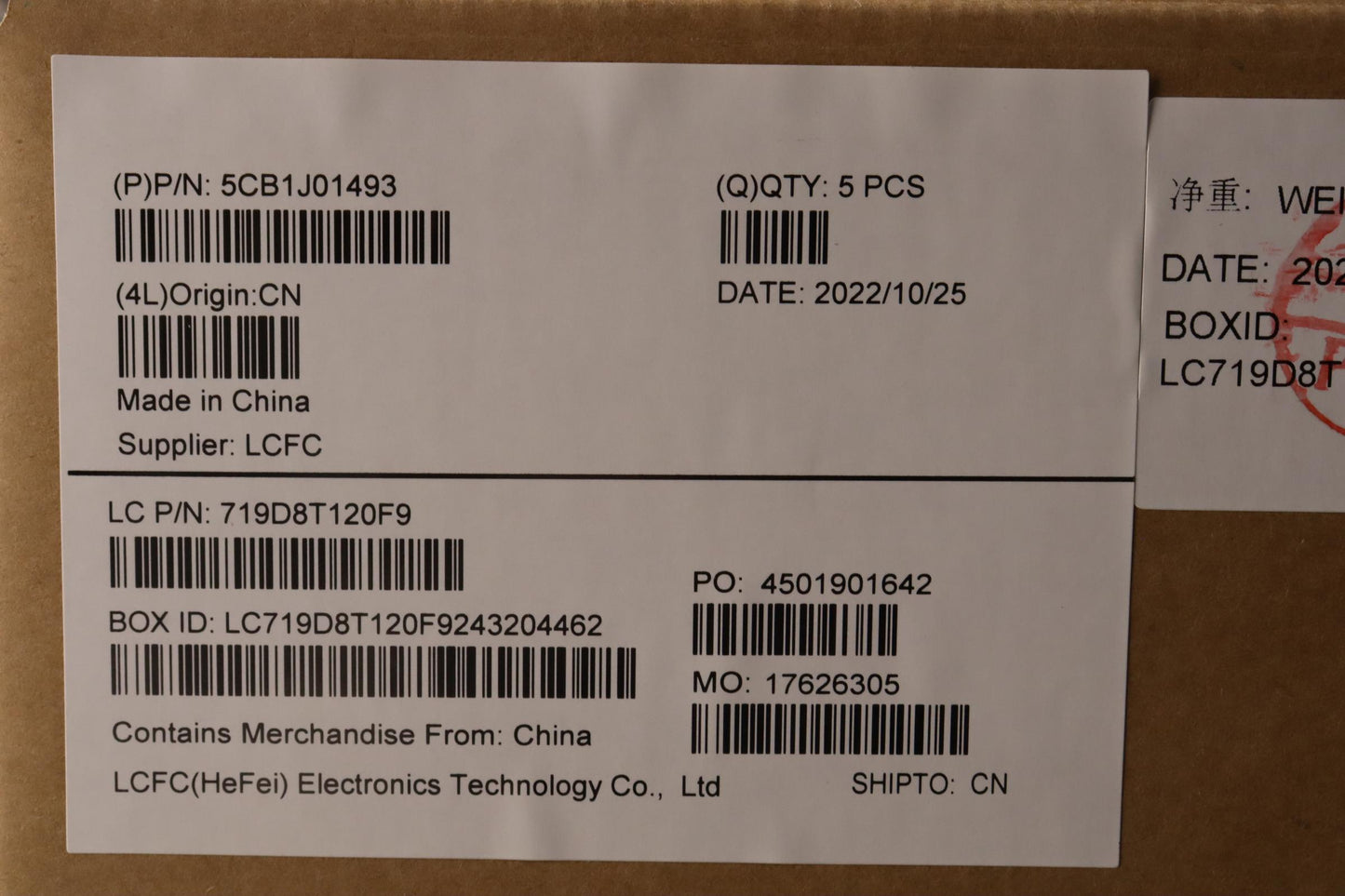 Lenovo Cover Uppercaseasmeuroengl82Sf - 5CB1J01493