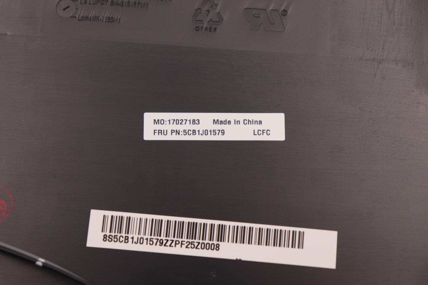 Lenovo Cover Lcd Cover L 82Ts Black - 5CB1J01579