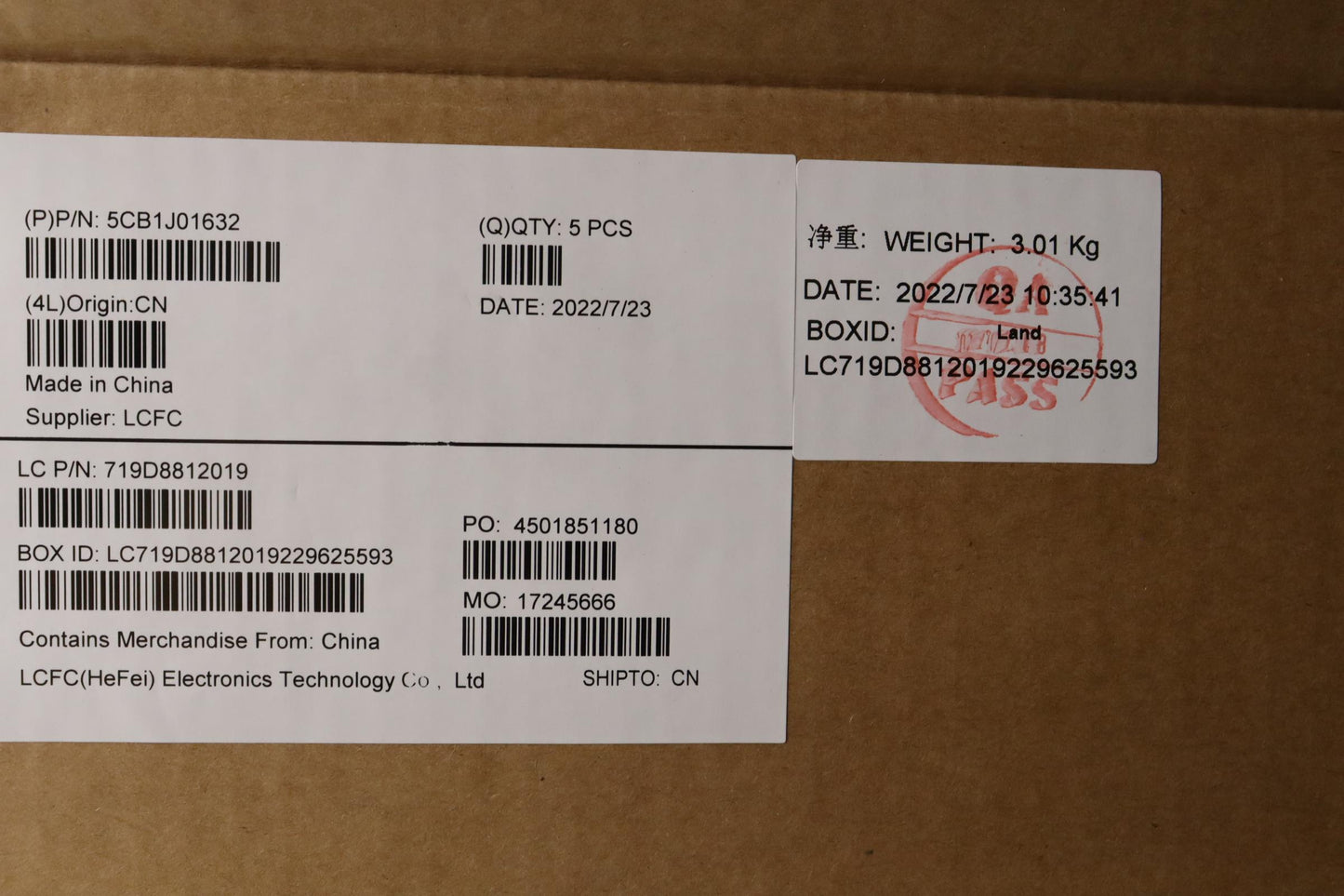 Lenovo Cover Upper Case Asmla Spa L82 - 5CB1J01632
