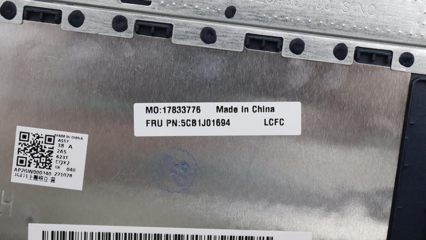 Lenovo Cover Upper Case Asmla Spa L82 - 5CB1J01694