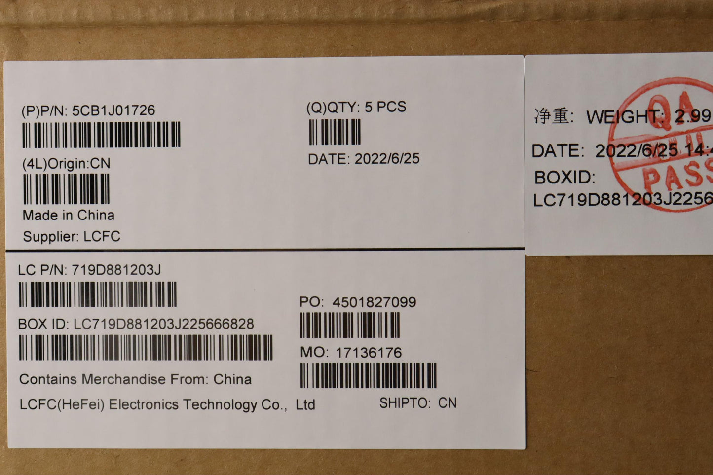 Lenovo Cover Upper Case Asmnordic L82 - 5CB1J01726