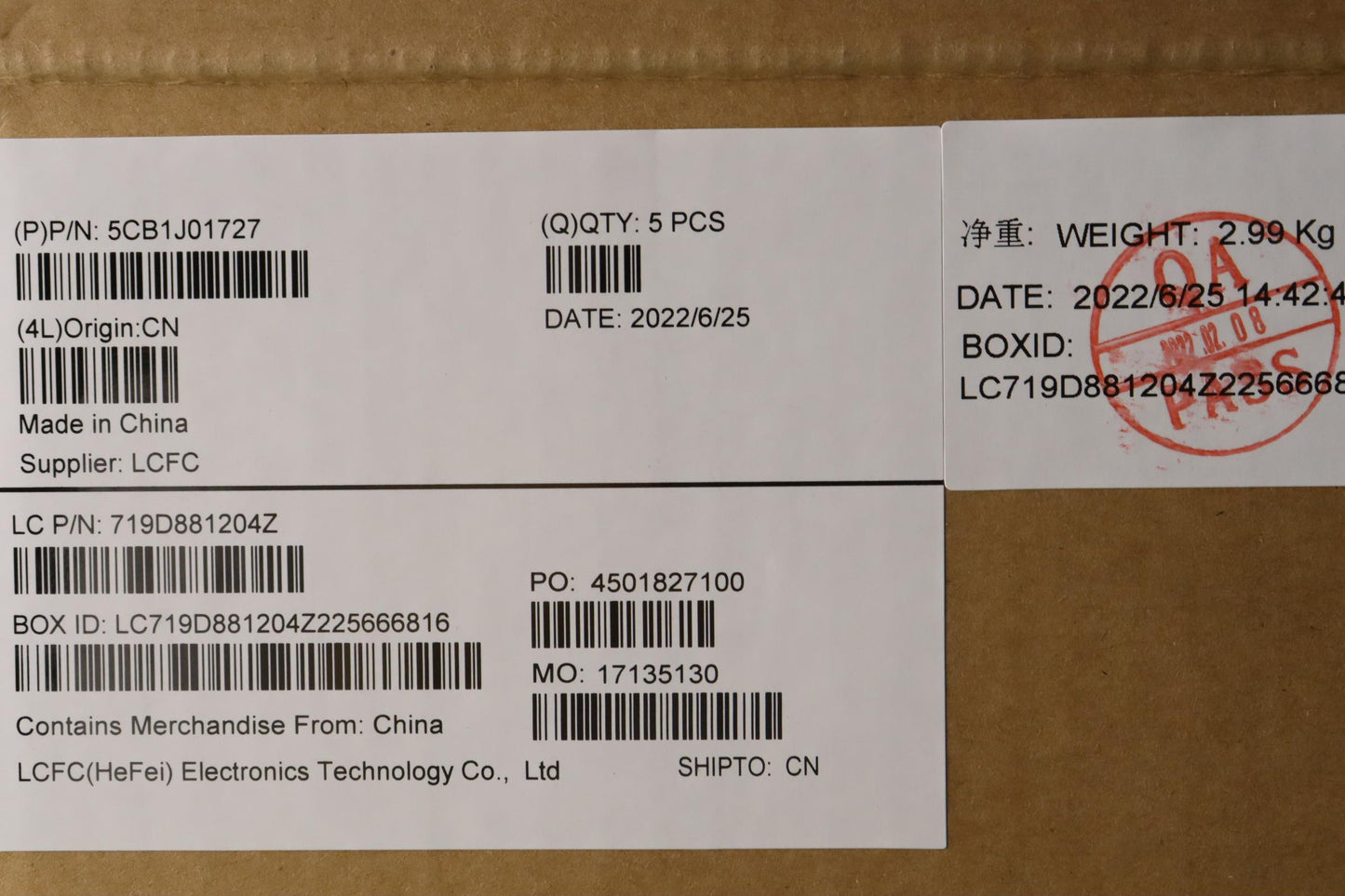 Lenovo Cover Upper Case Asmpor L82Qc - 5CB1J01727