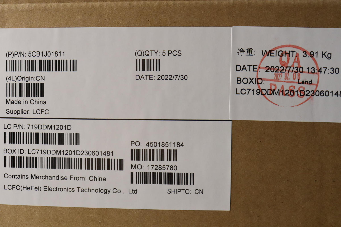 Lenovo Cover Upper Case Asmspa L82Qg - 5CB1J01811