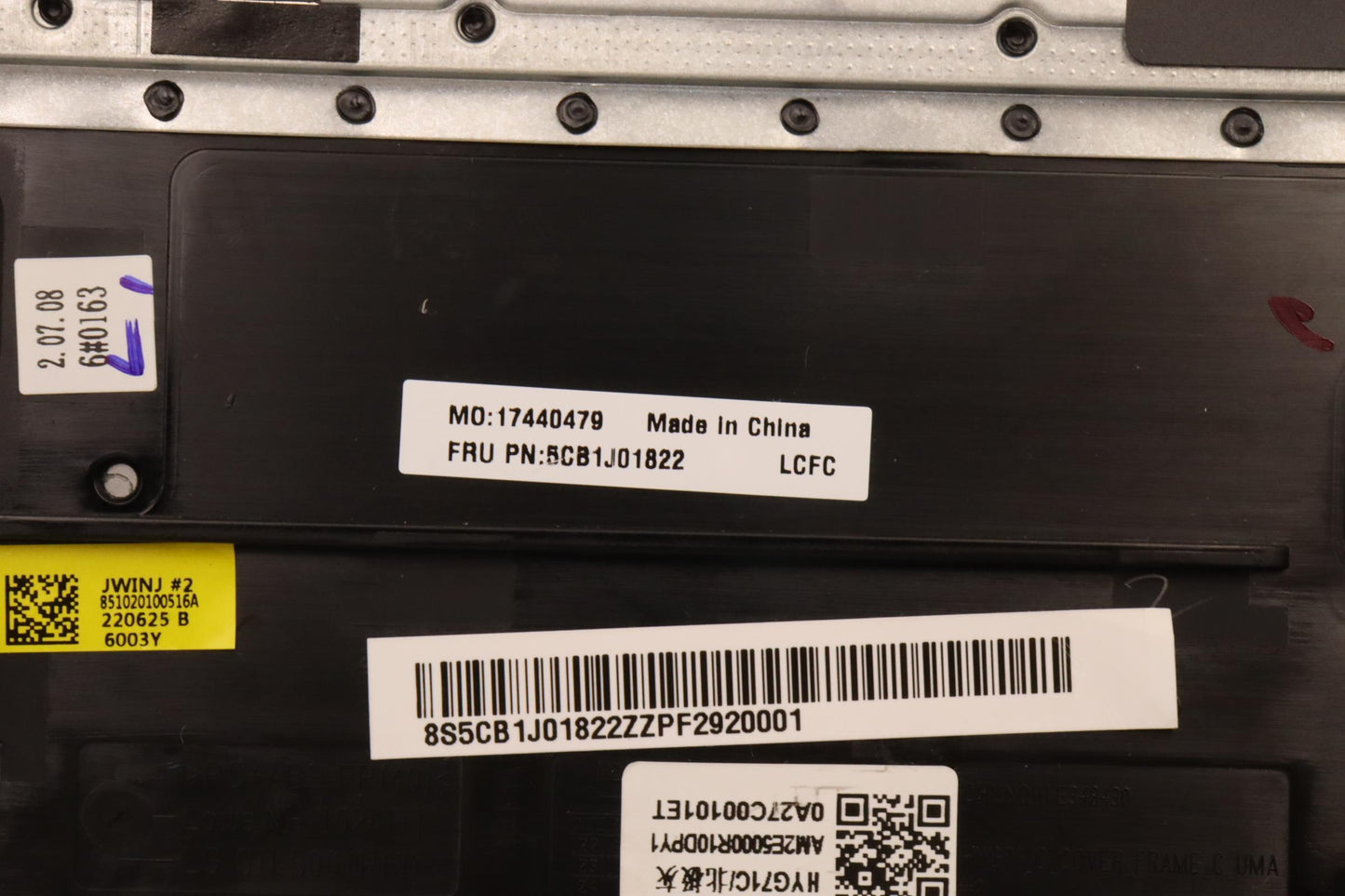 Lenovo Cover Upper Case Asmbel L82Qg - 5CB1J01822
