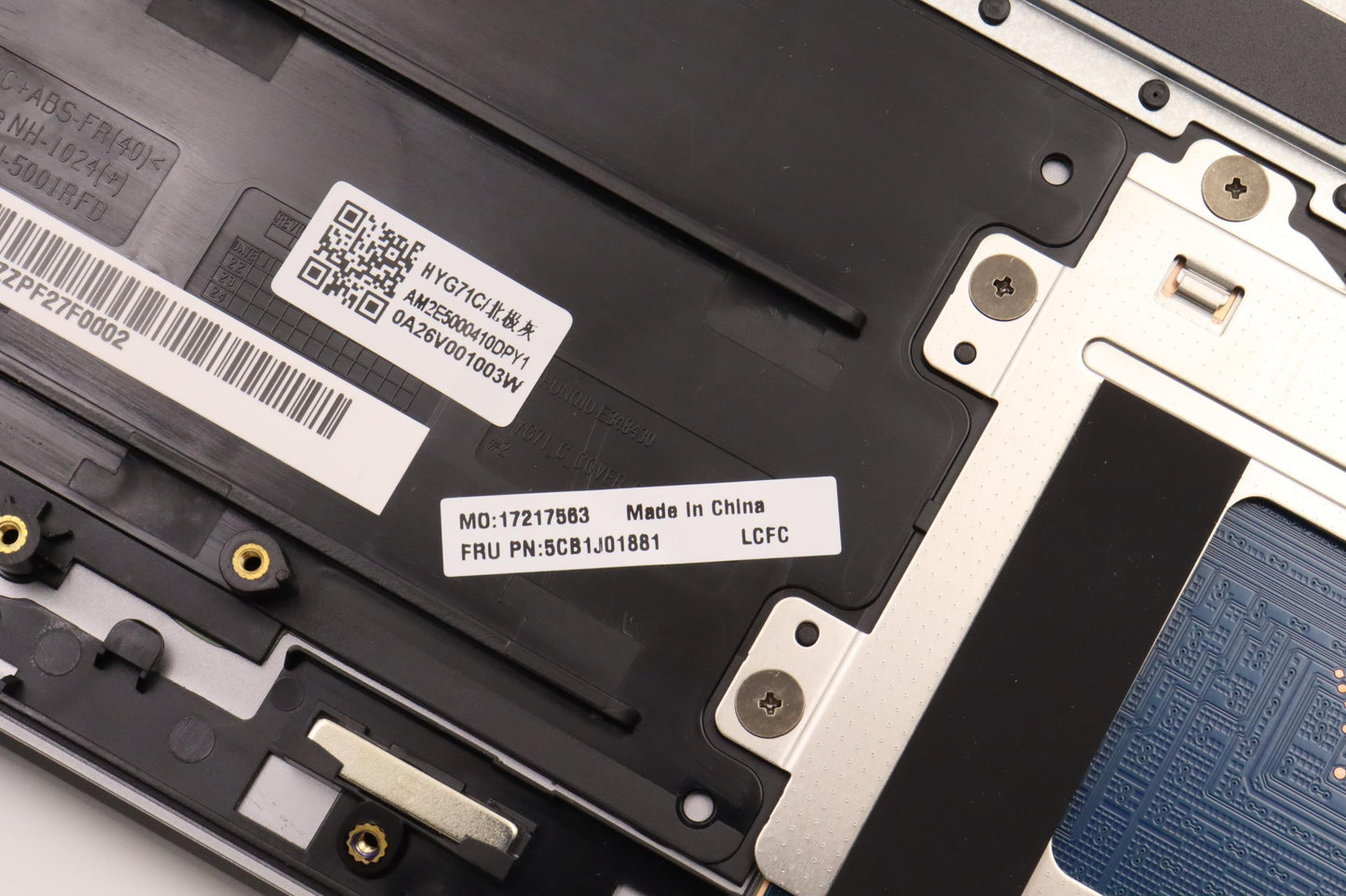 Lenovo Cover Upper Case Asmeuro Eng L - 5CB1J01881