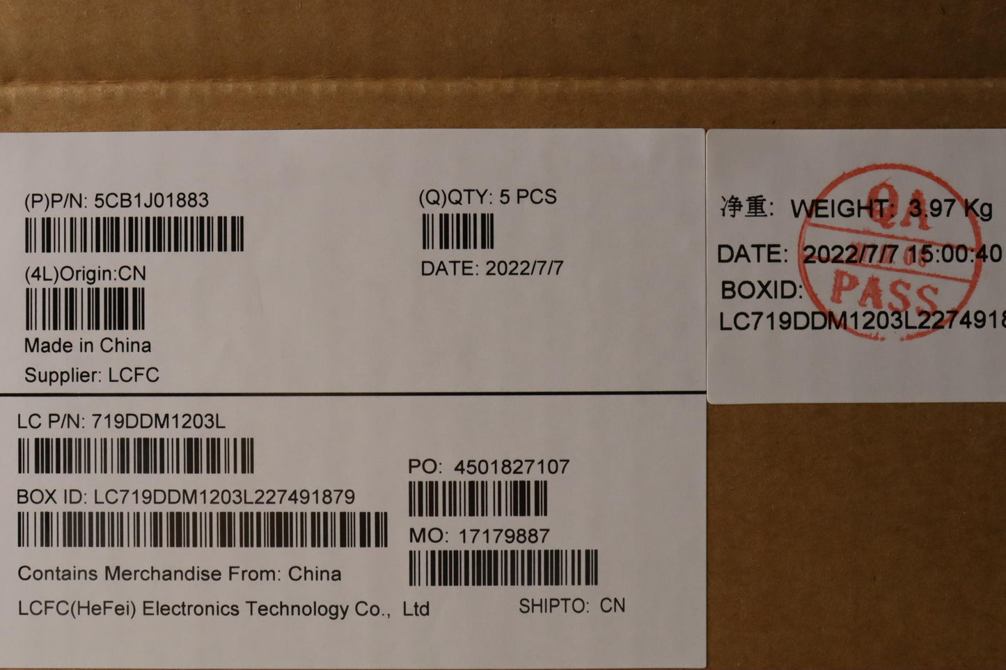 Lenovo Cover Upper Case Asmczeslk L82 - 5CB1J01883