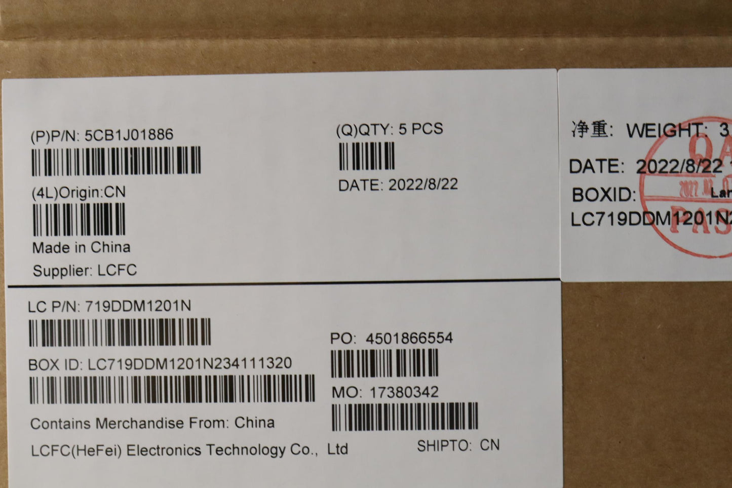 Lenovo Cover Upper Case Asmbel L82Qg - 5CB1J01886
