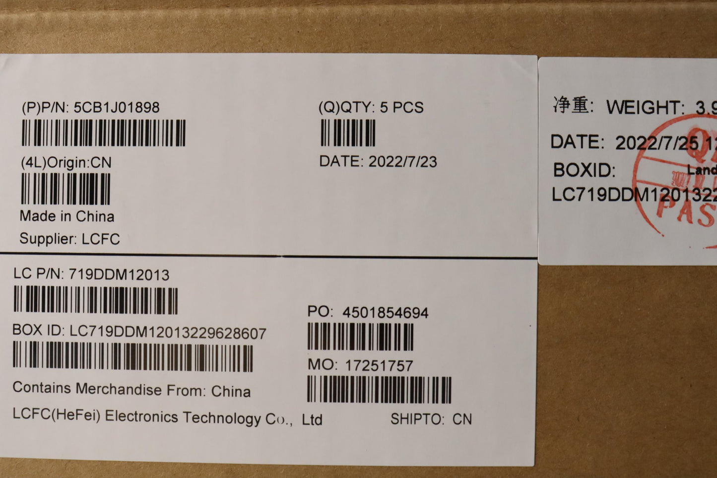 Lenovo Cover Upper Case Asmhun L82Qg - 5CB1J01898