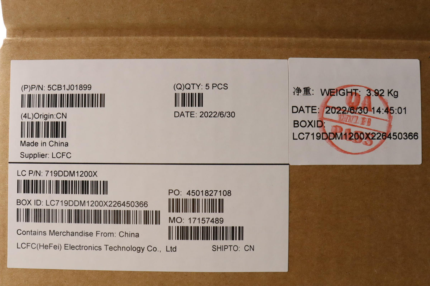 Lenovo Cover Upper Case Asmhbw L82Qg - 5CB1J01899