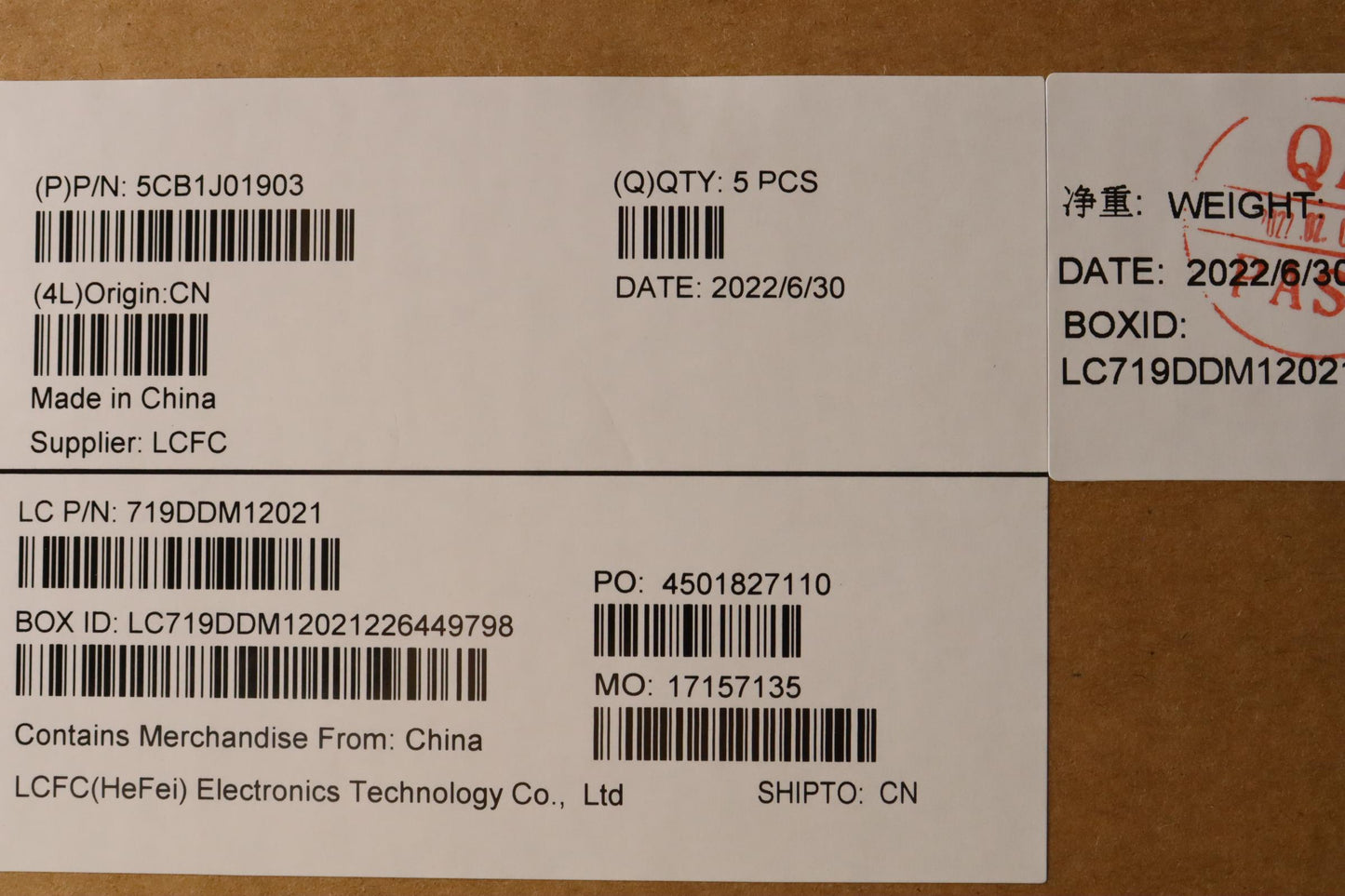 Lenovo Cover Upper Case Asmnordic L82 - 5CB1J01903