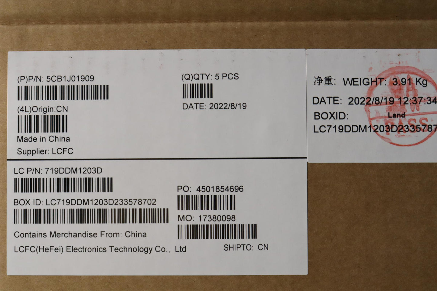 Lenovo Cover Upper Case Asmtc L82Qg N - 5CB1J01909