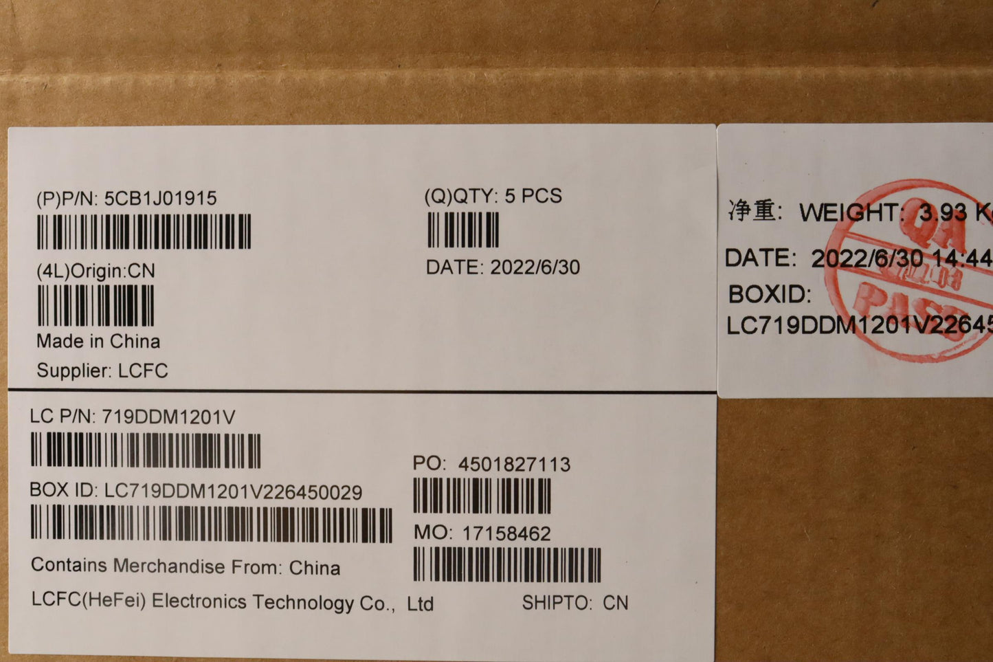 Lenovo Cover Upper Case Asmczeslk L82 - 5CB1J01915