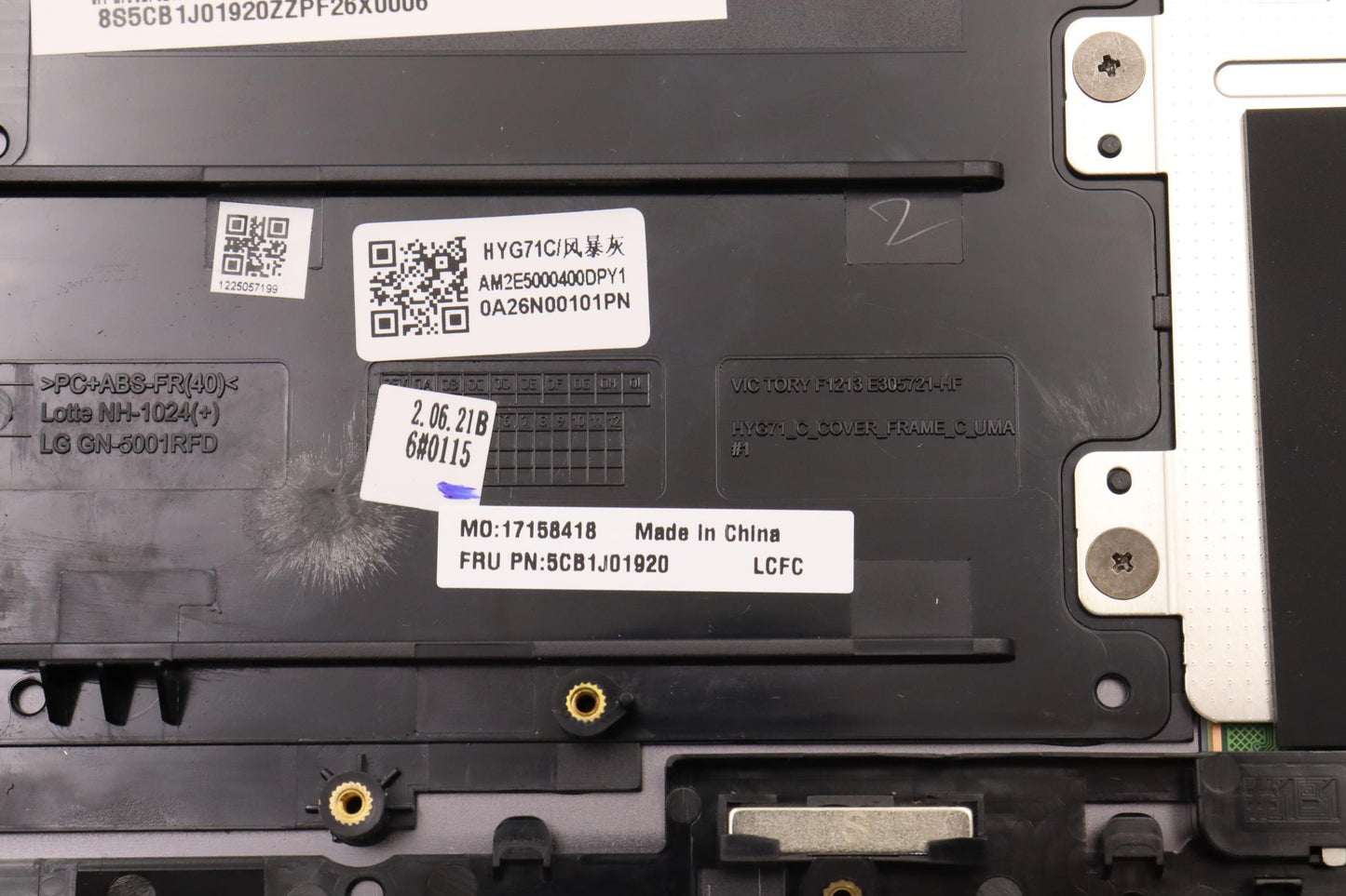 Lenovo Cover Upper Case Asmfra L82Qg - 5CB1J01920