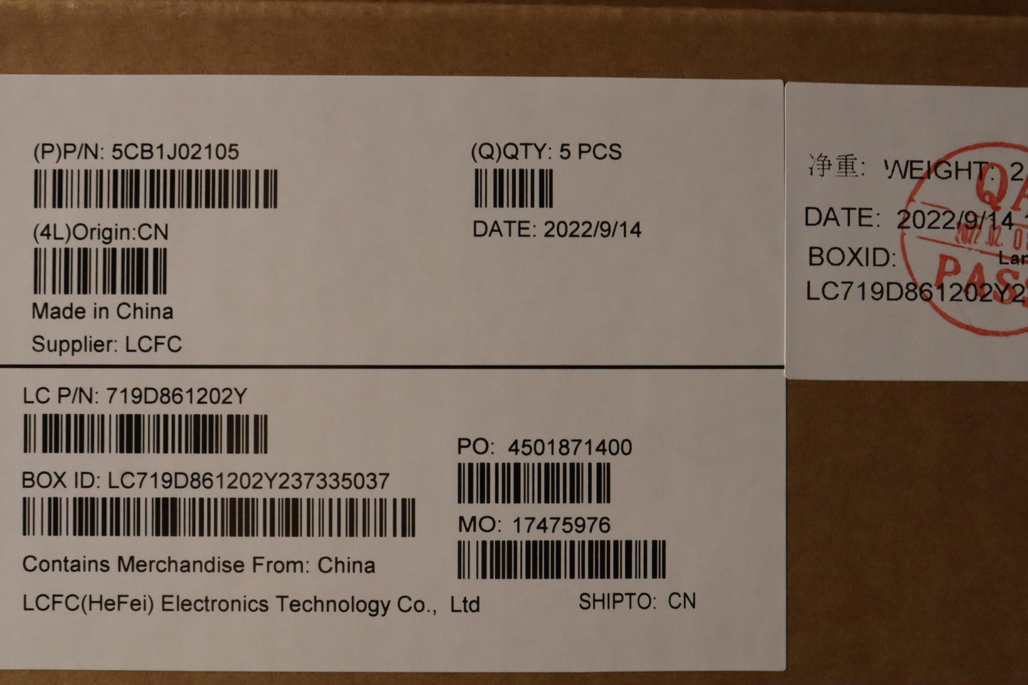 Lenovo Cover Upper Case Asmpor L82Qe - 5CB1J02105