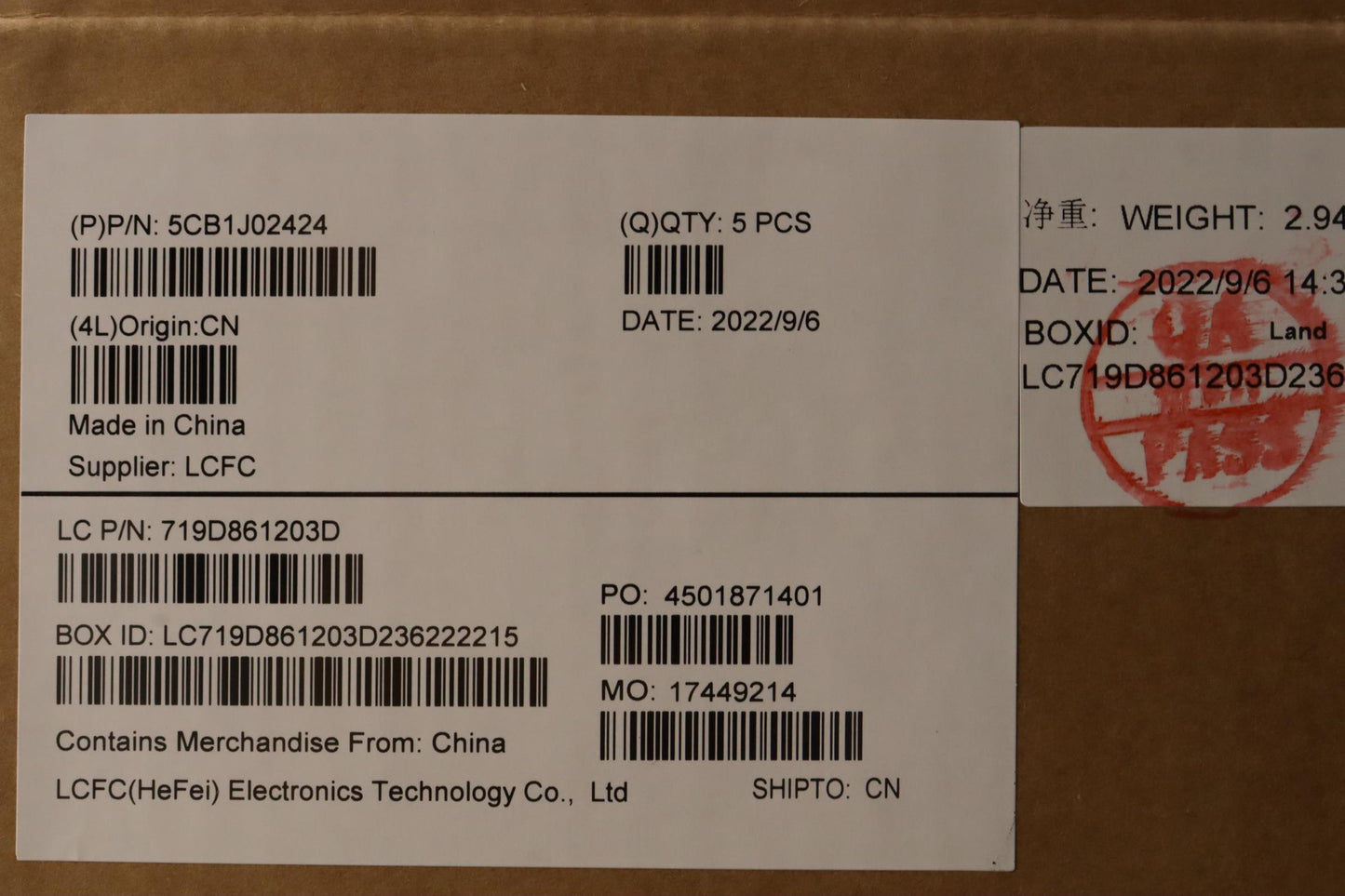 Lenovo Cover Upper Case Asmfra L82Qe - 5CB1J02424