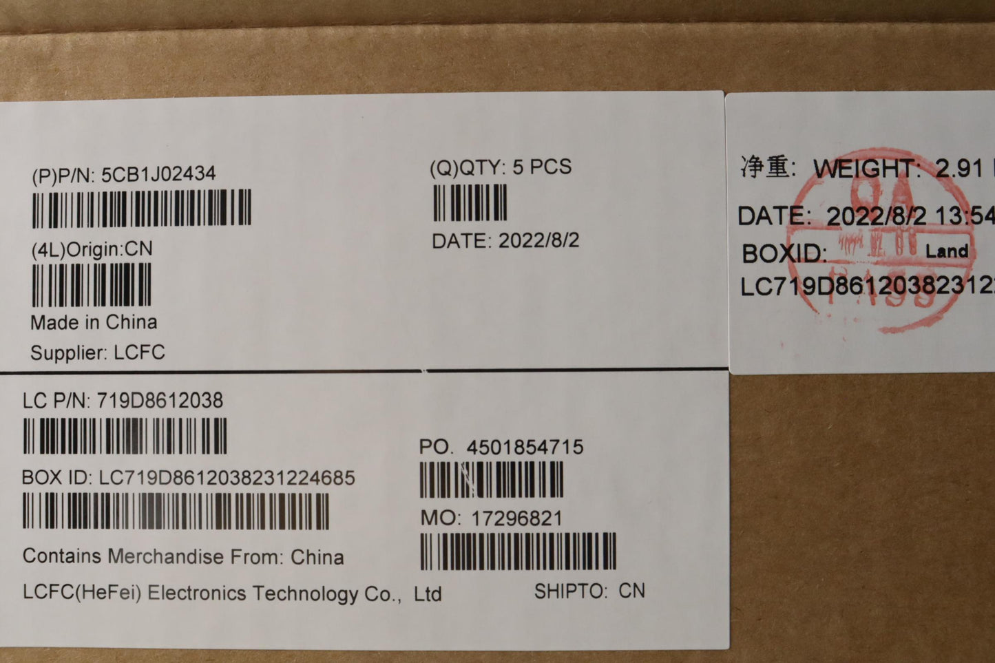 Lenovo Cover Upper Case Asmhun L82Qe - 5CB1J02434