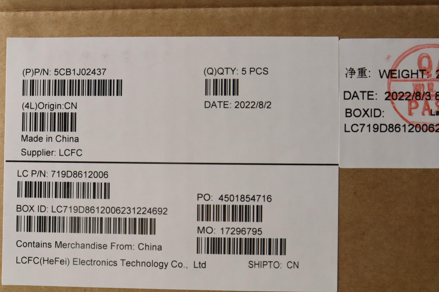 Lenovo Cover Upper Case Asmger L82Qe - 5CB1J02437